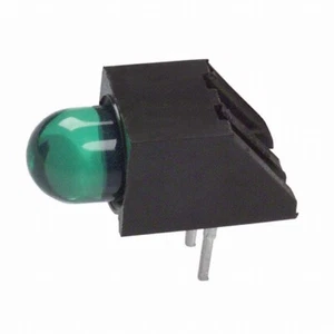 10 Stck. 5300H5 grün 2 mm LED rechter Winkel PC-Halterung 10 mA 10mcd - Bild 1 von 2