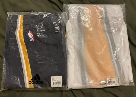 Indiana Pacers NBA Authentic Shorts 1 Home 1 Away Pair 2XL Cover