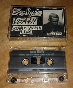 SONIC YOUTH SONIC DEATH LIVE VINTAGE CASSETTE TAPE GRUNGE ALTERNATIVE RARE 1988 - Picture 1 of 3