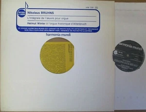 HM 799 Bruhns L'Integrale de L'Oeuvre Pour Orgue /Winter A L'Orgue Historique - Picture 1 of 1