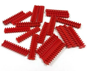 Vintage Fischertechnik 31053 Getriebe Rack 60 Rot Neue Version 20pcs Teile 1967 - Bild 1 von 2