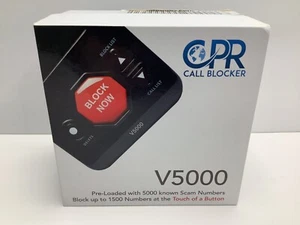 Nowy bloker połączeń telefonicznych CPR V5000 Wszystko w jednym Bloker połączeń stacjonarnych Stop Robocalls - Zdjęcie 1 z 5