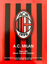 2004-05 Panini SEGA WCCF European Clubs AC Milan complete team set (16) cards