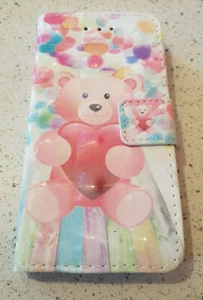 CLIP COVER IPHONE 5 CELLULARE ORSETTO CUORICINI COLORATI FANTASTICA I PHONE - Foto 1 di 2