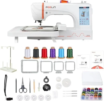 Embroidery machine, EOC06, digital, touch, logo, 8 colors, industrial - Image 1 of 4