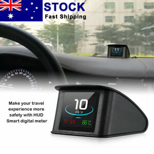 Smart Car HUD P10 Digital Head Up LCD Display Speedometer OBD 2 Scanner Upgrade