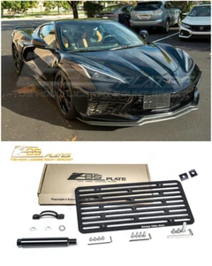 EOS For 20-Up Corvette C8 | Full Sized Front Bumper Tow Hook License Plate - Foto 1 di 12