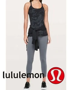 LULULEMON sz 10 Free To Be Tank Nulu Incognito Camo Multi Grey - Picture 1 of 5