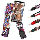 Chain for Samsung Galaxy M12 Neck Strap Case Cover With Band Wide