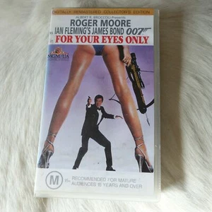 JAMES BOND FOR YOUR EYES ONLY Movie 1994 James Bond VHS Vintage James Bond Movie - Picture 1 of 3