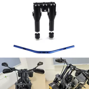 Club Style 1-1/4" Handlebar w/ 6" + 1" Riser Kit For Sportster Softail Dyna FXDF - Foto 1 di 6