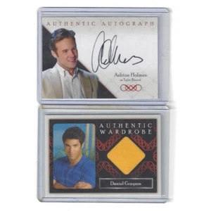 Revenge 2013 TV Series Ashton Holmes Autograph Card & Daniel Grayson Relic LOT! - Picture 1 of 2