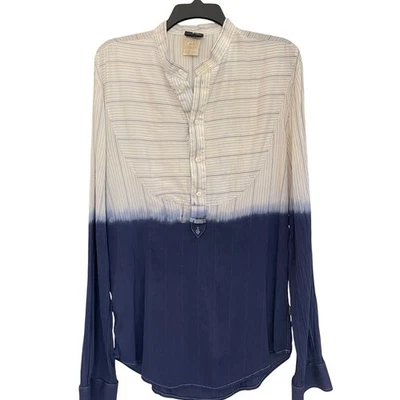 Мужская рубашка Just Cavalli на пуговицах в полоску омбре размер 52 ЕС - Изображение 1 из 4