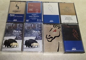 POCO Lot of 8 Cassette Tape Lot Country Rock The Forgotten Trail LEGACY & More - Picture 1 of 2