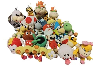 Super Mario Plush Toy Set Used Japan Character Collection Washed & Cleaned - Picture 1 of 6