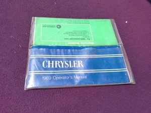 Vintage 1969 Chrysler Operators Owner's Manual Warranty Booklet Mopar - Picture 1 of 20