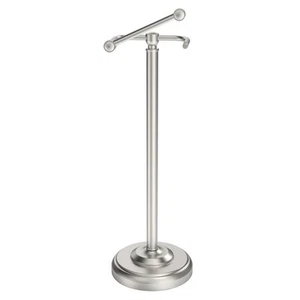 Toilet Paper Holder Stand, Brushed Nickel Toilet Paper Holder Free Standing, ... - Picture 1 of 8