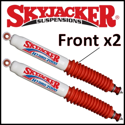Par de amortiguadores hidráulicos delanteros Skyjacker aptos para Jeep Wrangler YJ 1987-1995 4x4 con elevación de 0-1" Foto 1 de 2