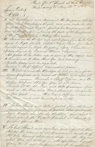 1862 - Vorzeitiger Befehl zur Einreise nach Fredericksburg, Virginia von Lincoln umgestürzt - Bild 1 von 1