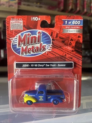 Metal Works Mini Metals '41 '46 Chevy Tow Truck  Sunoco HO Scl 30546 1 of 600 - Image 1 of 4