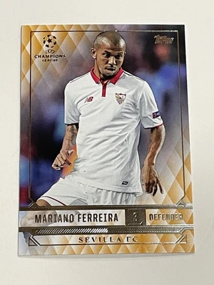 2017 Topps Champions League Showcase Soccer Orange - Mariano Ferreira - Sevilla - Image 1 of 2