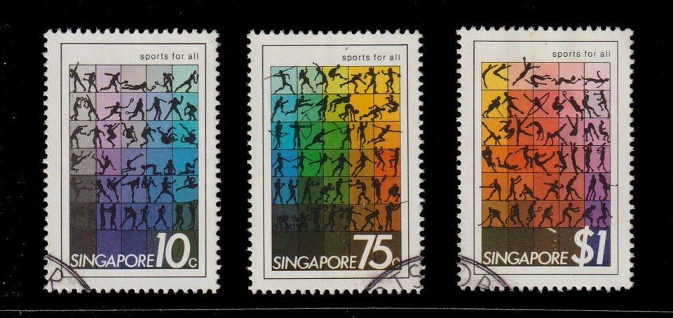Singapore 1981 Sports for All Set of 3 XFU- SG 404-6 - Image 1 of 1