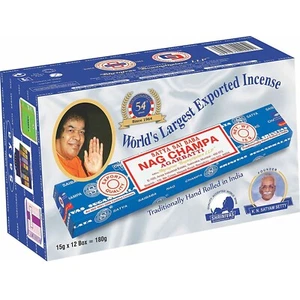 Bastoncini di incenso Satya Nag Champa scatola completa - fresco di magazzino, fragranza originale - Foto 1 di 4