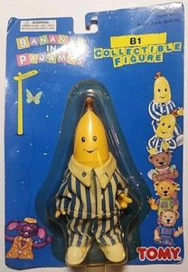 Figurine Banane in Pigiama Tomy 1996 Vintage 5" B1 - Foto 1 di 14