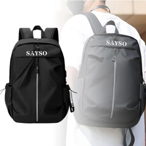 Negro Casco Moto Bolsa Equipo Viaje Impermeable y Gran Capacidad - Imagen 1 de 12