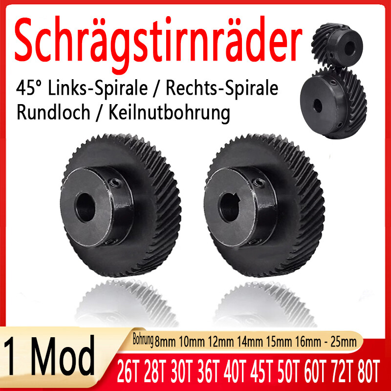 Ingranaggi Plastici 1 Modulo - Pignoni 20-35 Denti Foro 4mm/5mm/6mm/6.35mm Per Modellismo E DIY - Foto 6