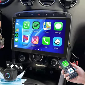 4-64GB Android 14 Autoradio GPS Navi WiFi BT Für Peugeot 308 408 RCZ 2007-2015 - Bild 1 von 12