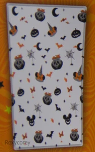 Disney Halloween Soft Plush Mickey & Minnie Mouse w/Bats Spiders Blanket 50x70 - Picture 1 of 3