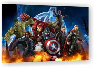 WANDBILD ironman avengers hulk thor CANVAS LEINWAND BILD  o12 - Bild 1 von 3