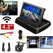 170° HD Caméra de recul IR Arrière Vision Nocturne Étanche 4.3"" Ecran TFT LCD