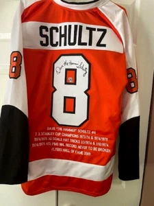 Philadelphia Flyers Dave The Hammer Schultz Signed Jersey/ Stanley Cup Photo - Picture 1 of 5