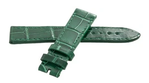 Chopard 18mm x 16mm Green Shiny Alligator Watch Band B0202-0124 - Picture 1 of 3