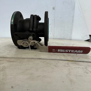 KI Kingdom Steam Ball Valve DN65 2.5" Body 1.0619 Steel flanged PN40 KV-L6N - Picture 1 of 10