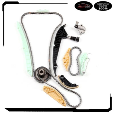 Cadena de distribución con kit de engranajes para 13-15 Audi TT quattro A4 A5 A6 Quattro 2,0 L DOHC Foto 1 de 4