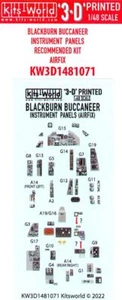 Kits World Decals 1/48 3D Decals BLACKBURN BUCCANEER INSTRUMENT PANELS Airfix - Picture 1 of 2