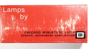 Box of 10 Chicago Miniature Lamp 19-164 20019 Clear Bulbs - Picture 1 of 5