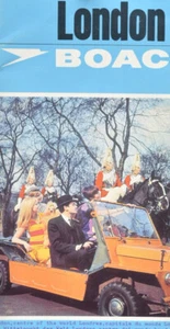 Folleto BOAC 1966 - La vida comienza en Londres - Rolls Royce 707-VC10 - Imagen 1 de 5