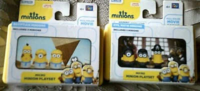 JUEGO DE ESCENA DE PELÍCULA DESPICABLE ME 3 MICRO MINION CON JUEGO DE 2 FIGURAS NUEVO PRECIO DE VENTA SUGERIDO POR EL FABRICANTE $44 Foto 1 de 4