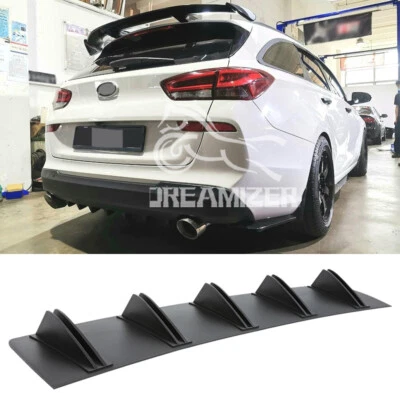 Difusor de parachoques trasero divisor de 10 aletas para Hyundai Elantra GT 2013-2020 Foto 1 de 4