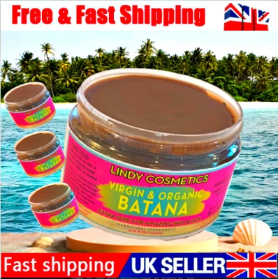 LINDY COSMETICS 🎀🎀NEW Pure BATANA Oil ORGANIC Hair Growth 100% Pure & Natural UK HOT SELL HOT