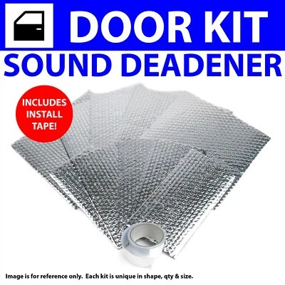 Amortiguador de calor y sonido Jeep Wrangler/TJ 1997 - 06 kit de 2 puertas + cinta de costura 3255 cm2 Foto 1 de 4