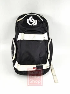Burton Multi-Pocket Black Laptop Backpack Logo Snowboard School College Travel - Picture 1 of 12