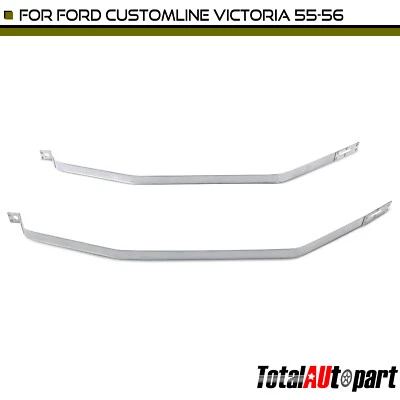 2 件钢制油箱皮带适用于福特 Customline Fairlane Victoria Skyliner 95-96 — 第 1/4 张图片