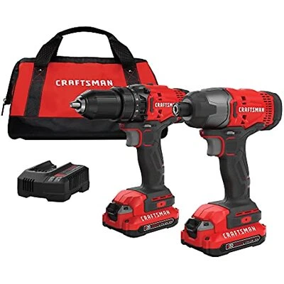 CRAFTSMAN V20* Cordless Drill Combo Kit, 2 Tool (CMCK200C2) - Image 1 of 4