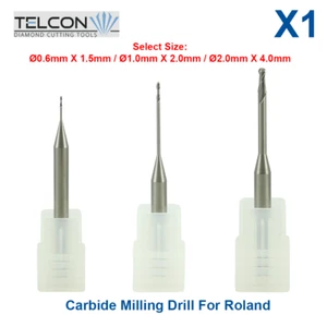 Taladro de fresado dental Telcon carburo de tungsteno CAD/CAM para Roland sin vibraciones - Imagen 1 de 5