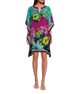 Vestido de seda con estampado floral Trina Turk Theodora (talla XS/S) - Imagen 1 de 3